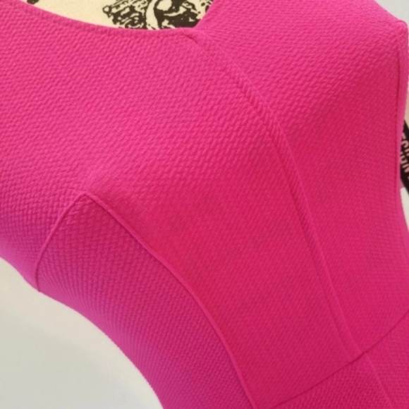 Design Lab Lord & Taylor hot pink mini dress - Picture 2 of 5